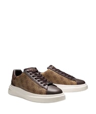 GUESS ELBA  Adidași Bej / maro - Pantofi bărbați - 1