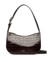 FURLA SARA Geantă de umăr tonuri de ciocolată - Genți femei - 1