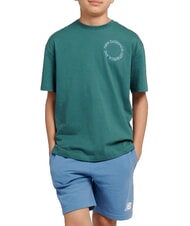 NEW BALANCE CIRCULAR LOGO Tricou pentru copii, din bumbac molid nou - Tricou copil - 1