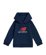 NEW BALANCE STACKED LOGO Hanorac pentru copii, cu glugă marina nb - Hanorac pentru bebeluși - 1