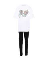NEW BALANCE GRAPHIC Set tricou + pantaloni de trening alb strălucitor - Treninguri pentru copii - 1
