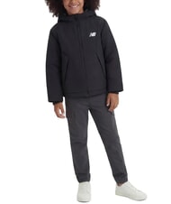 NEW BALANCE CONTRAST PUFFER Jachetă cu glugă caviar nb - Jachete pentru copii - 1