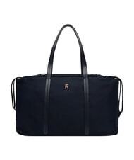 TOMMY HILFIGER TH SOFT NYLON Geantă de umăr, extra mare albastru spațial - Genți femei - 1