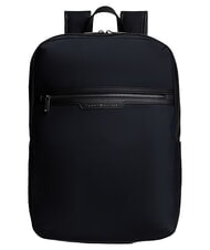 TOMMY HILFIGER TH NYLON Rucsac cu buzunar frontal negru - Rucsacuri pentru școală și timp liber - 1