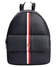 TOMMY HILFIGER TH CORP Rucsac cu buzunar frontal albastru spațial - Genți femei - 1