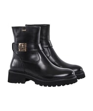 GAUD&Igrave; LESLEY Ghete din piele pentru gleznă BLACK - Pantofi femei - 1