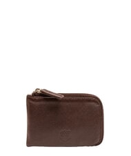 TIMBERLAND BASIC Geanta din piele pentru chei cu fermoar maro &icirc;nchis - Portchei - 1