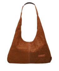 MY BEST BAG ELLISSE CROCO SUEDE Geantă de umăr, piele - Genți femei