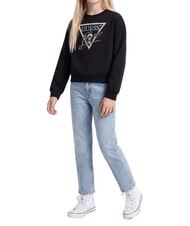 GUESS KIDS ACTIVE Hanorac din bumbac pur jetbla - Hanorac pentru bebeluși - 1