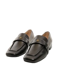 FURLA SIGNATURE  Mocasini din piele negru - Pantofi femei - 1