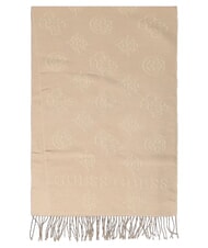 GUESS CARMELLA Eşarfă logo taupe deschis - Eșarfe - 1
