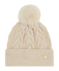 GUESS KNITTED Pălărie cu pompoane alb - Căciuli - 1
