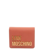 LOVE MOSCHINO BOLD LOVE Portofel compact, cu fermoar - Portofele femei