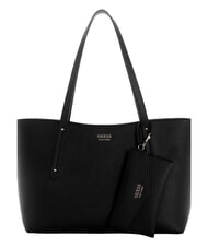 GUESS BRENTON Geantă de umăr BLACK - Genți femei - 1
