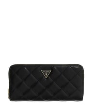 GUESS JULIET Portofel mare cu fermoar BLACK - Portofele femei - 1