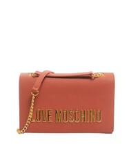 LOVE MOSCHINO BOLD LOVE Geantă de umăr, cu lanț rugini - Genți femei - 1