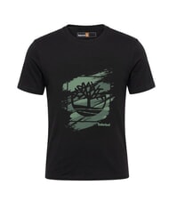 TIMBERLAND RUGGED Tricou din bumbac BLACK - tricou - 1
