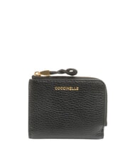 COCCINELLE CHARLOTTE Portofel mini din piele negru - Portofele femei - 1