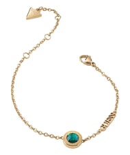 GUESS COLOR MY DAY Brățară cu zirconiu cubic aur galben/smarald - Brățări - 1