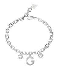 GUESS G CRYSTAL Brățară, logo G central SILVER - Brățări - 1
