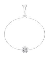 GUESS G CRYSTAL Brățară, logo G central SILVER - Brățări - 1