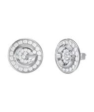 GUESS G CRYSTAL Cercei, formă de logo SILVER - Cercei - 1