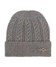 GUESS FRANCES KNITTED Căciulă tricotată cu manșetă gri - Căciuli - 1
