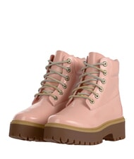 TIMBERLAND STONE STREET  Ghete &icirc;nalte din piele roz deschis - Pantofi femei - 1