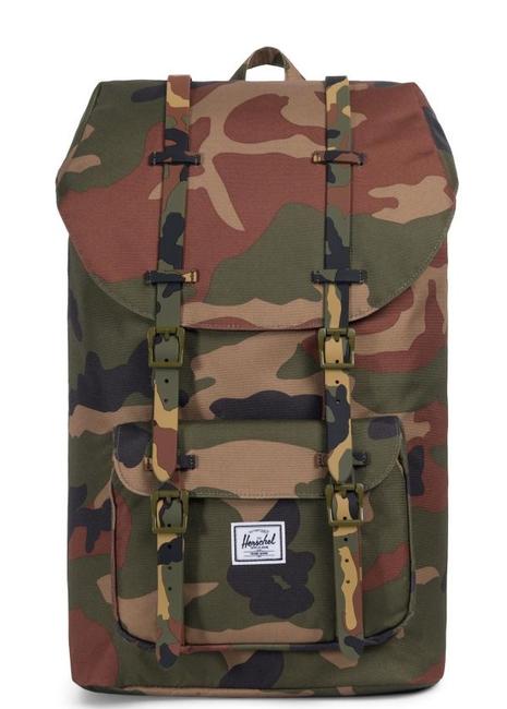 HERSCHEL Rucsacul LITTLE AMERICA model, suport pentru PC de 15 " WOODLAND CAMO - Rucsacuri pentru laptop