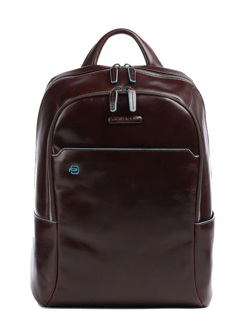 PIQUADRO Rucsac Linia BLUE SQUARE, din piele MAHOGANY - Rucsacuri pentru laptop