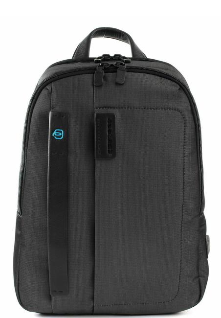 PIQUADRO Rucsac Linie P16, port PC până la 14 " CHEVRON / GRI - Rucsacuri pentru laptop