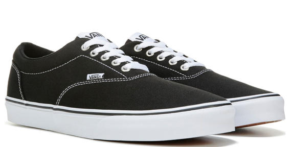VANS Vans adidași DOHENY, în pânză NEGRU / ALB - Pantofi bărbați