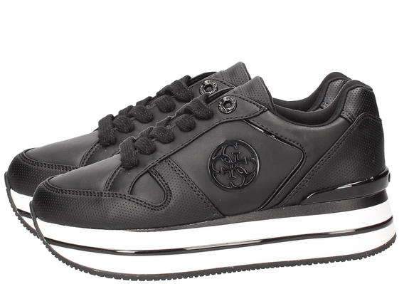 GUESS Adidași adidași înalți DEALIA ACTIVĂ LADY BLACK - Pantofi femei