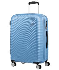 AMERICAN TOURISTER Troller Linie JETGLAM, de mărime medie, extensibilă PUTERE METALICĂ ALBĂ - Trolere rigide - 1