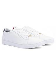 TOMMY HILFIGER  ESSENTIAL CUPSOLE, adidași din piele - Pantofi femei