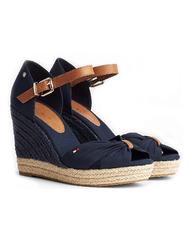 TOMMY HILFIGER BASIC BASIC Sandale cu v&acirc;rful &icirc;nalt cerul deșertului - Pantofi femei - 1
