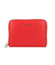 COCCINELLE  Mini portofel METALLIC SOFT din piele - Portofele femei