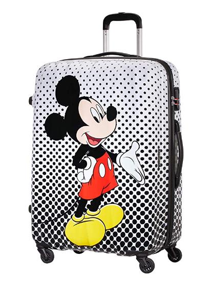 AMERICAN TOURISTER Troller DISNEY LEGENDS, de dimensiuni medii MICKEY MOUSE POLKA DOT - Trolere rigide