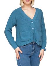 MANILA GRACE  Cardigan asimetric - Pulovere pentru femei