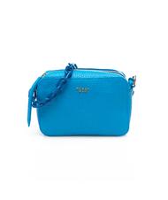 TOSCA BLU  Geantă de umăr NINFEA Mini, din piele electric albastru - Genți femei - 1