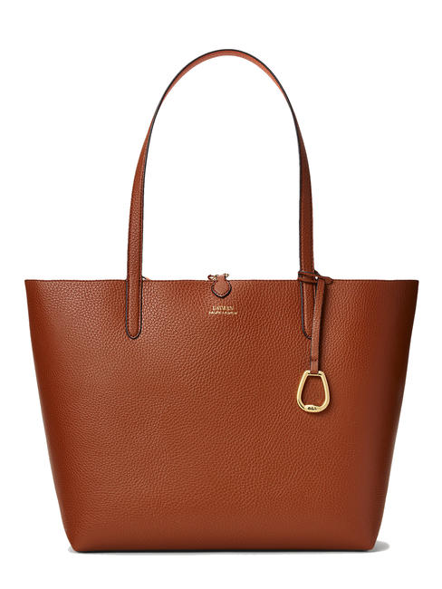 RALPH LAUREN Merrimack Cumpărător reversibil de umeri LAUREN TAN / ORANGE - Genți femei