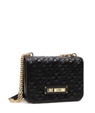 LOVE MOSCHINO NEW SHINY QUILTED Geantă mică convertibilă - Genți femei