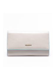 PIQUADRO CAMPIONARIO - BLUE SQUARE Portofel clutch din piele - Portofele femei