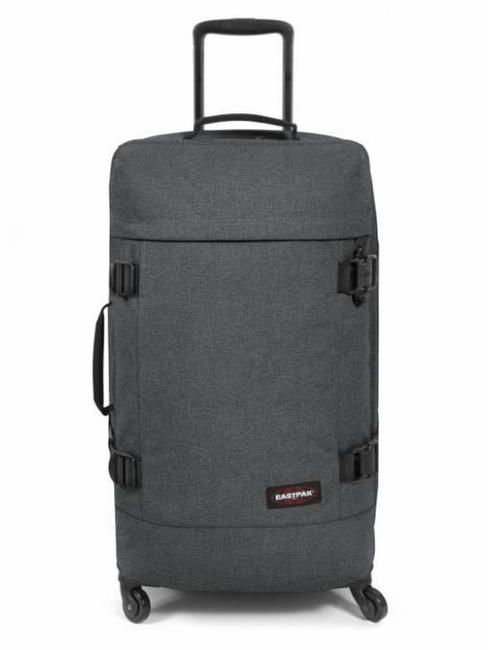 EASTPAK Troller TRANS 4, de dimensiuni medii, cu TSA BlackDenim - Trolere semirigide