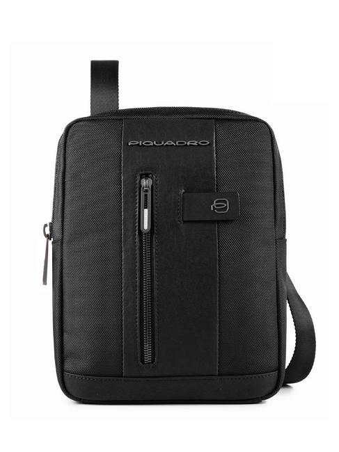 PIQUADRO BRIEF 2 geanta iPad din material reciclat negru - Genți de umăr bărbați