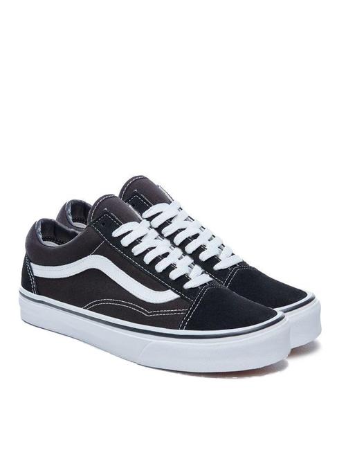VANS OLD SKOOL adidași alb negru - Pantofi unisex
