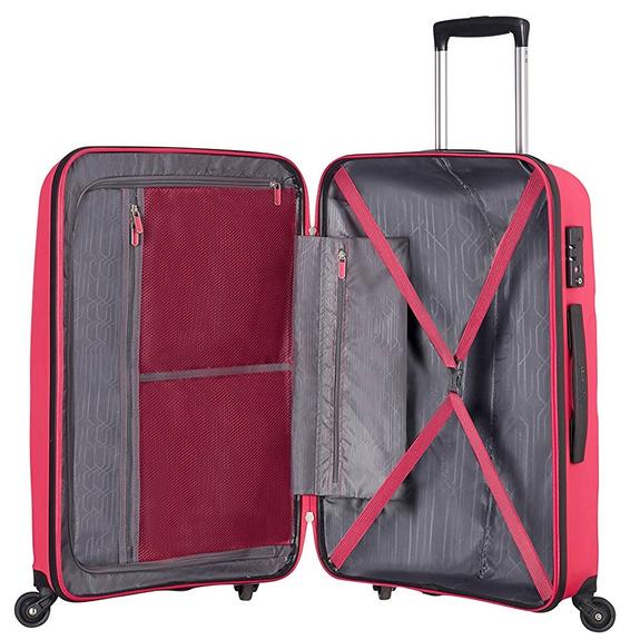 Troller Linia BON AIR, de dimensiuni mari azaleapink - Trolere rigide