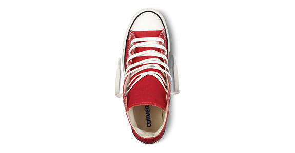 Toate stele de &icirc;naltă v&acirc;rf CHUCK TAYLOR, &icirc;n p&acirc;nză RED - Pantofi unisex