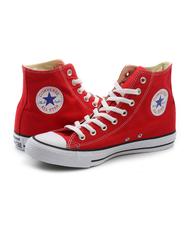 CONVERSE Toate stele de &icirc;naltă v&acirc;rf CHUCK TAYLOR, &icirc;n p&acirc;nză RED - Pantofi unisex - 6