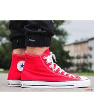 CONVERSE Toate stele de &icirc;naltă v&acirc;rf CHUCK TAYLOR, &icirc;n p&acirc;nză RED - Pantofi unisex - 8